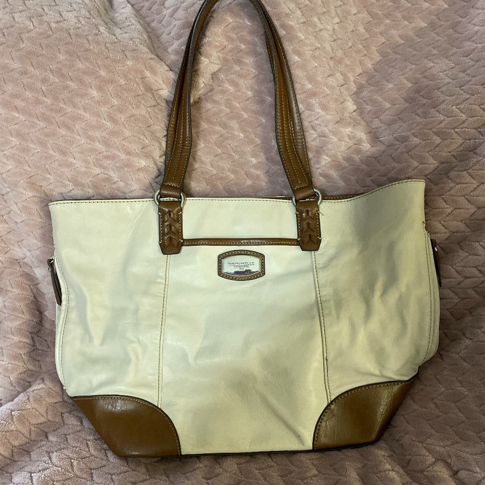 NWOT Tignanello two tone tote.